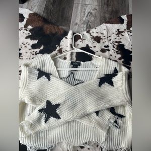 Star print Sweater